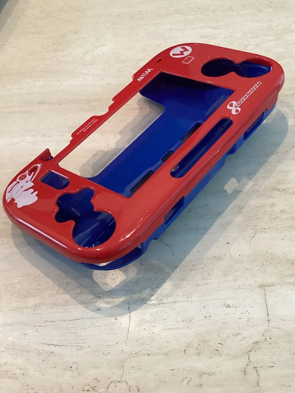 Nintendo Mario Kart 8 Wii U GamePad Protector Red Blue Case Hori 2014 Vintage